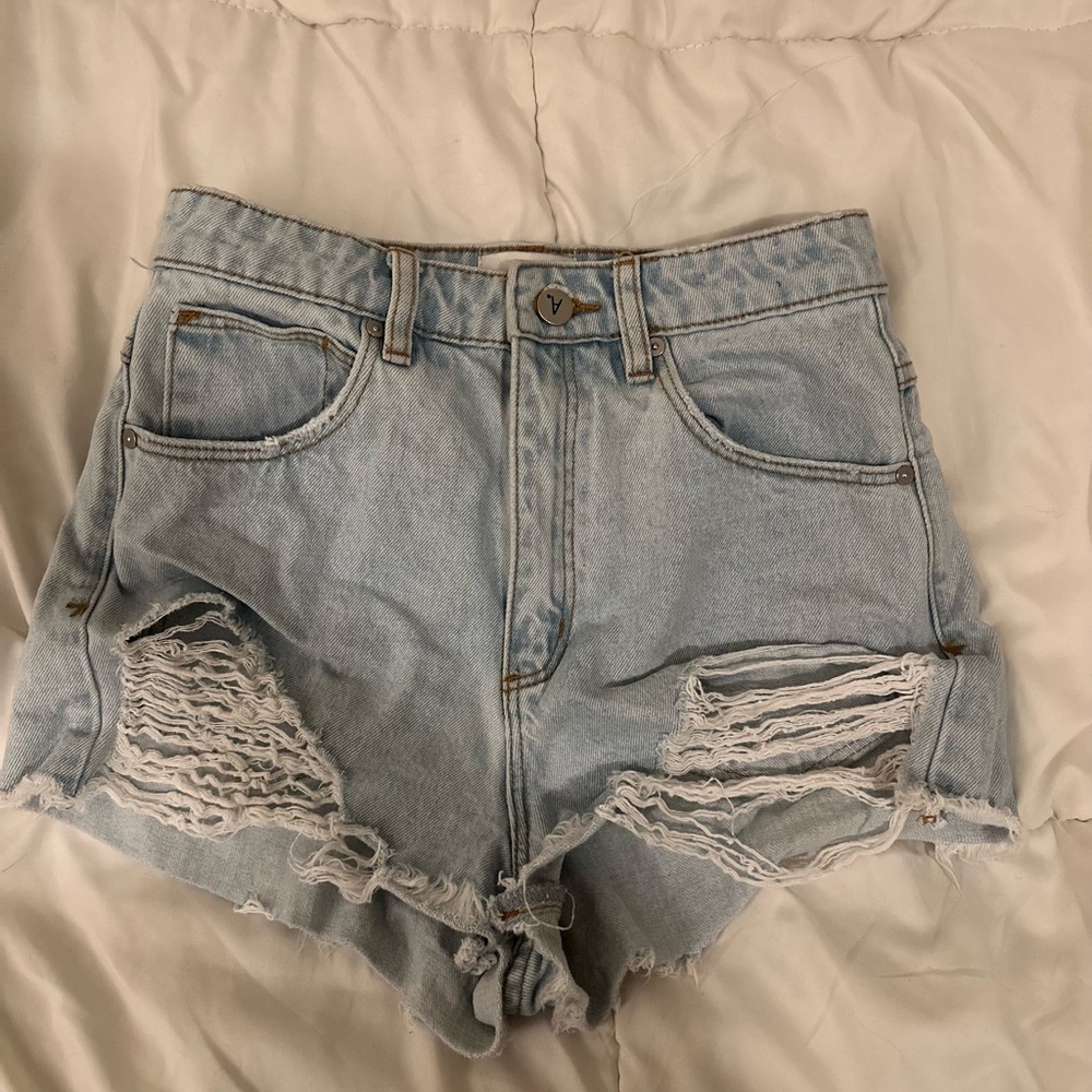 Abrand Jeans High Rise Relaxed Denim Shorts